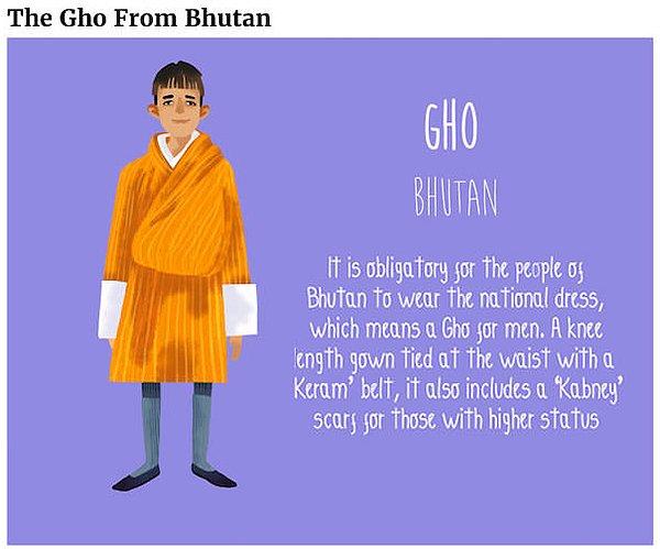 3. Gho - Bhutan