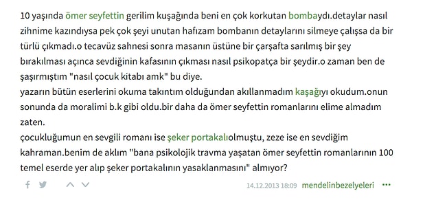 Öykülerdeki birçok travmatik sahne gerilim filmlerine taş çıkartır