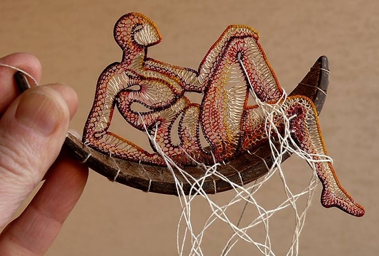 Кружевное вдохновение: Агнес Герцлед и ее вязанные исталляции