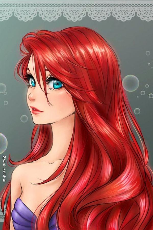 1. Küçük deniz kızı Ariel