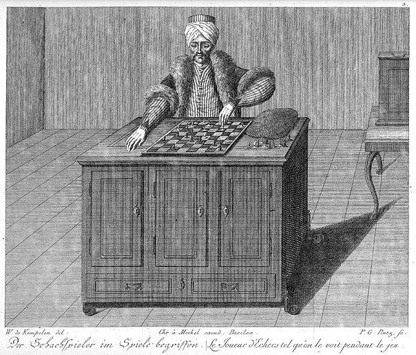 Mekanik Türk, 1769 yılında 6 ay kadar bir sürede içinde bir masa ve üzerinde bir insan modeli bulunan mekanik bir satranç otomatıdır.