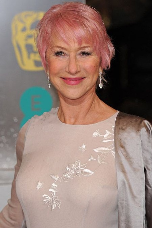 Среди звезд тоже встречаются удачные примеры: Helen Mirren.