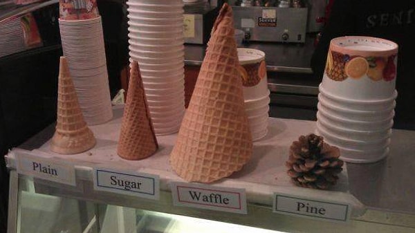 8. А здесь вроде все хорошо 🍦... а нет, что здесь делает шишка?