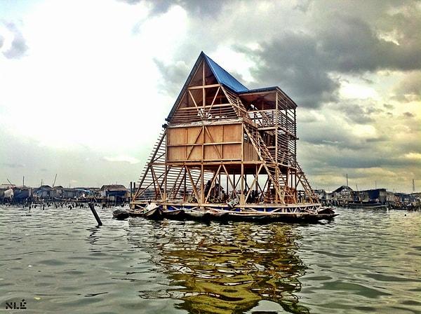 Nijerya, Lagos‘taki Makoko toplumu, sıra dışı bir mimari projeyi gerçekleştiriyor.