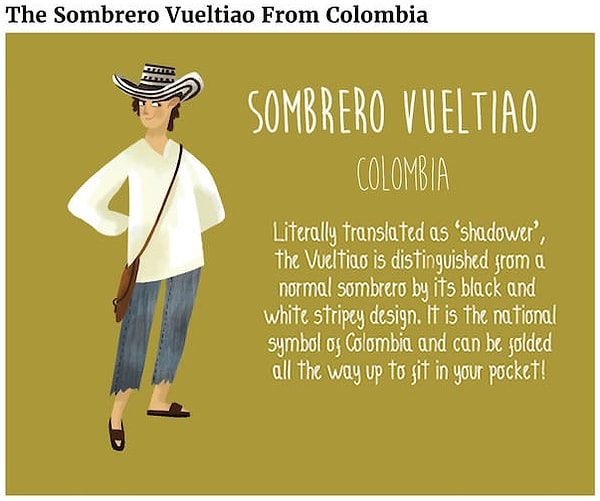 5. Сомбреро - Колумбия