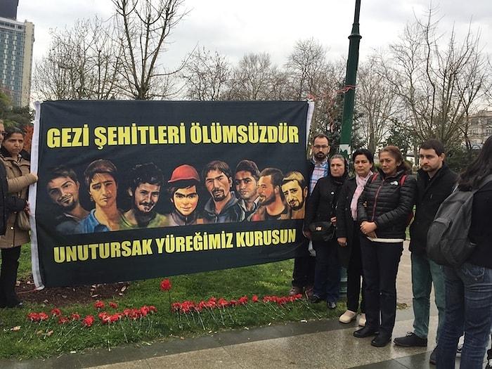 Gezi Ailelerinden Gezi Parkı'nda Anma
