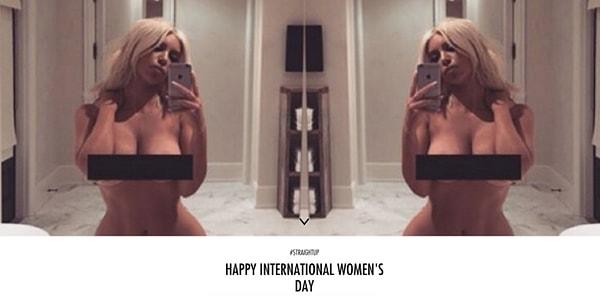 Bu eleştirilere daha fazla dayanamayan Kardashian, Kadınlar Günü'ne dair bir yazı hazırladı.