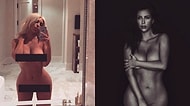 Soyunduğu İçin Sosyal Medyada Linç Edilen Kim Kardashian'dan Cevap: Bir Başka Çıplak Poz!