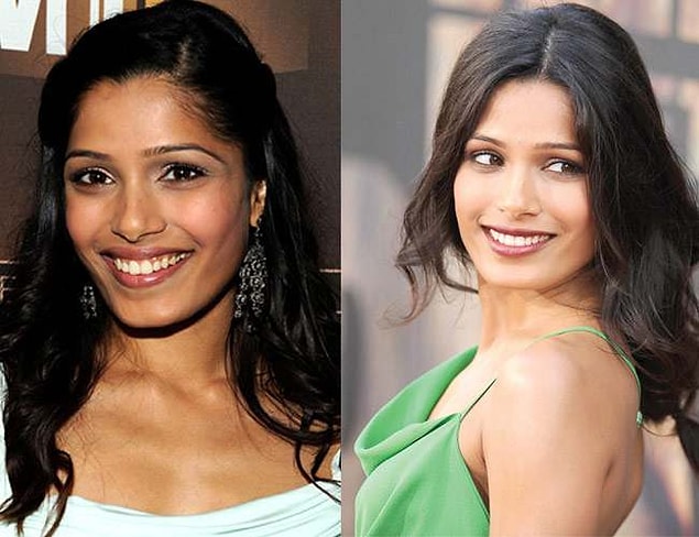 Frieda Pinto da dünya güzeli bir kadın olmasına rağmen, tenini beyazlaştırması gerektiğini düşünmüş.