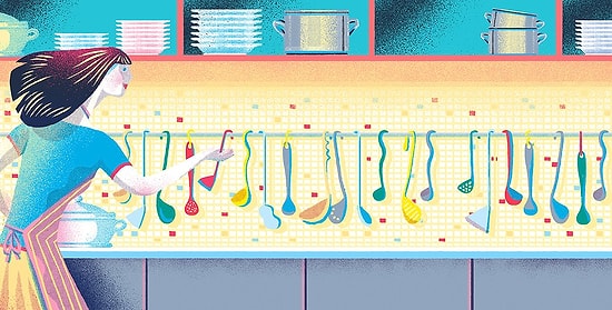 19 чудесных иллюстраций об увлечениях современной женщины