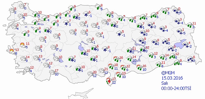 Sıcaklık Mevsim Normalleri Altında, Kuvvetli Yağışlara Dikkat!