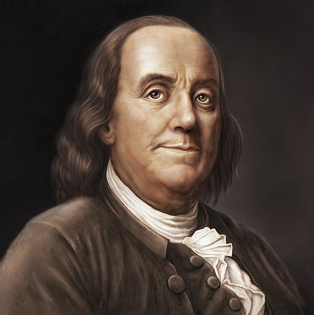 1. Benjamin Franklin