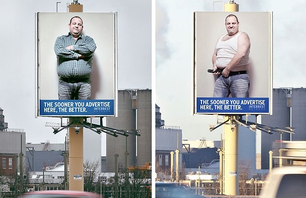 22. Вот так выглядит щит рекламного агентства.