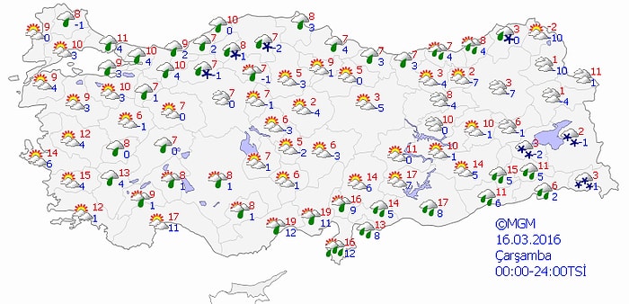 Meteoroloji'den Kuvvetli Yağış ve Buzlanma Uyarısı