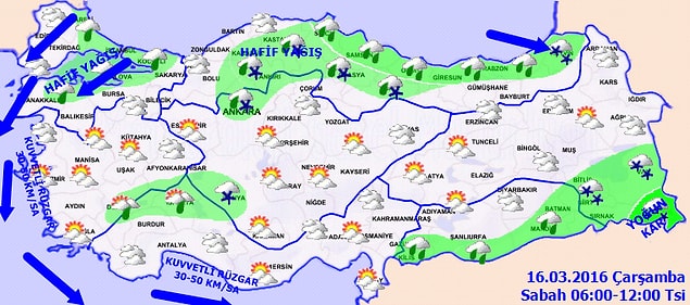 BÖLGELERİMİZDE HAVA