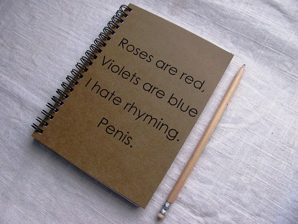 7. Тетрадь с цитатой великого поэта 😆