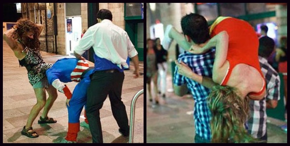 Британцы тоже любят выпить! Жертвы алкогольной пятницы