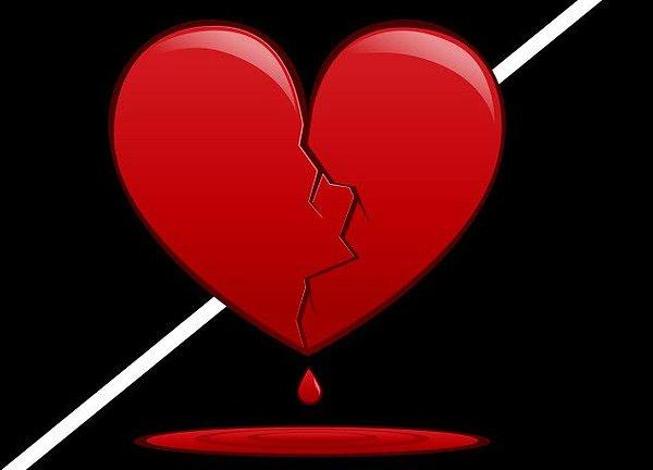 4. Kalp kırıklığı, ölmenize sebep olabilir.