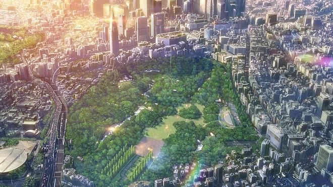 Tokyo'yu Tıpatıp Yansıtan Detaylarıyla Görsel Bir Şölen Sunan Anime: The Garden of Words