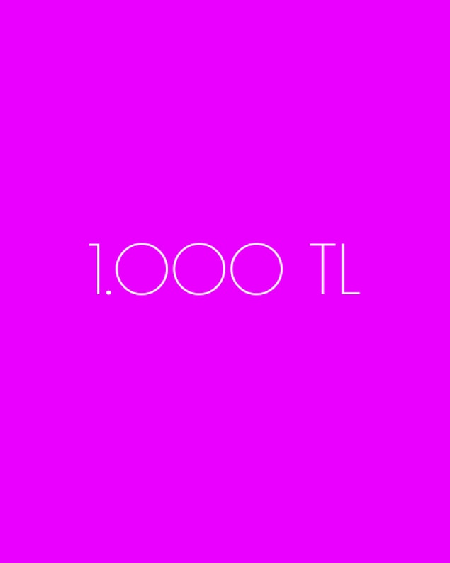 1000 TL!