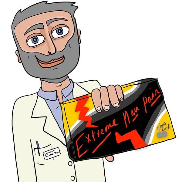 5. По телеку бы постоянно крутили рекламу обезболивающих для мужчин "в эти дни".