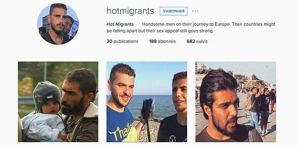 Genellikle Suriye ya da Afganistan'dan göç eden insanların fotoğrafları kullanılıyor.