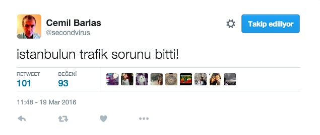 IŞİD'ın yaptığı iddia edilen 4 kişinin katledildiği 37 kişinin yaralandığı saldırıdan sonra da bu tweeti attı.