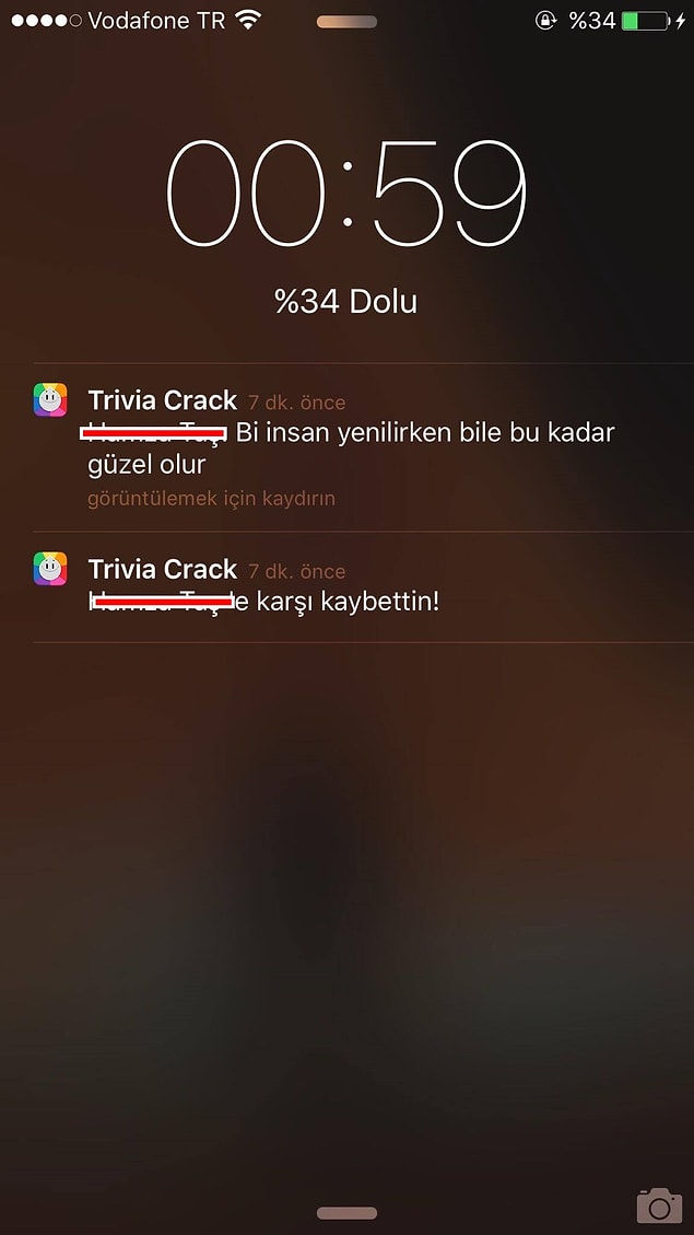 22. Bazen de rakiplerinizden böyle mesajlar alabilirsiniz!