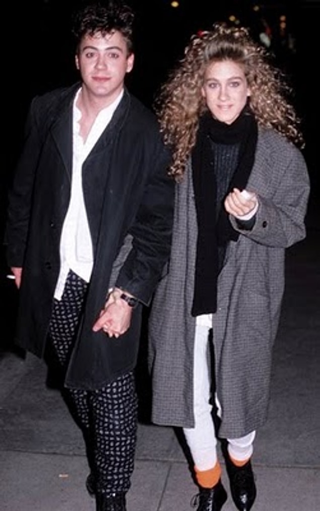 4. Sarah Jessica Parker ve Robert Downey Jr., 1985