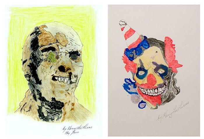 10 Serial Killers And Their Drawings Reflecting Their Psychology