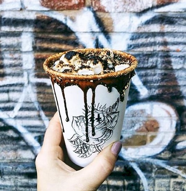 12. Латте со смор ☕