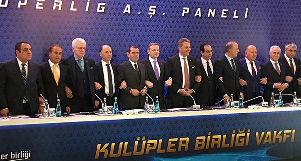 Süper Lig AŞ İçin İmzalar Atıldı