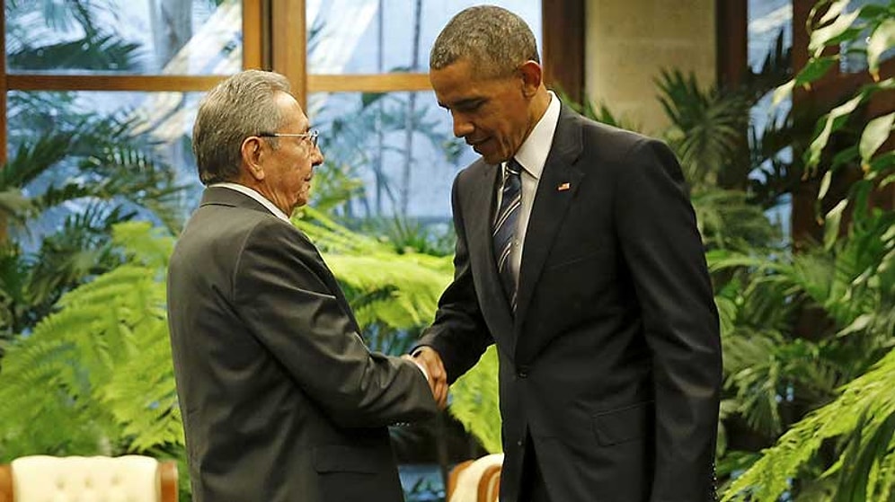 Obama ile Castro'dan Havana'da Tarihi Görüşme