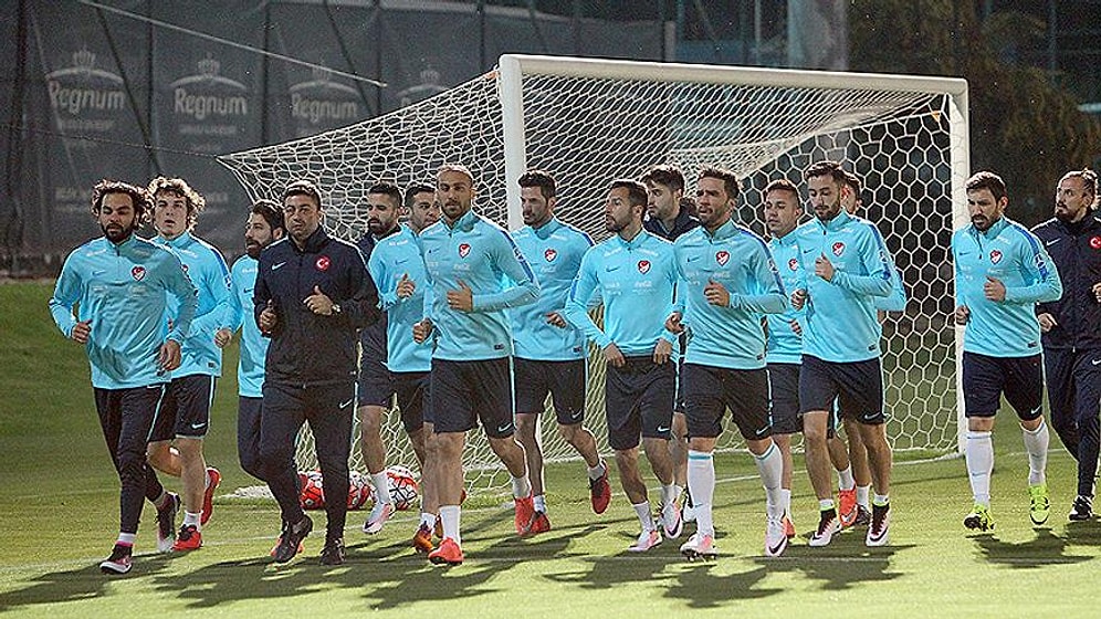 A Milli Futbol Takımı İsveç Maçı Hazırlıklarına Başladı