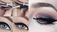 Makyaj Alarmı: Tek Seferde Kusursuz Eyeliner Çekmeyi Vadeden Şablon Instagram'ı Sallıyor!
