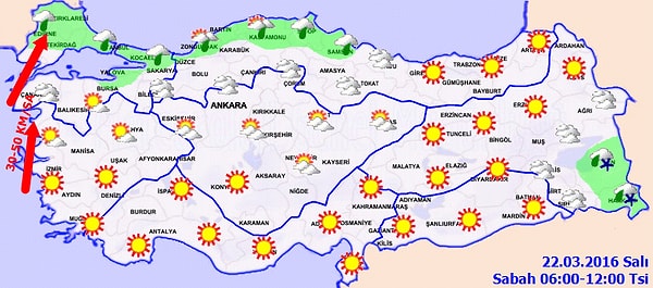 BÖLGELERİMİZDE HAVA