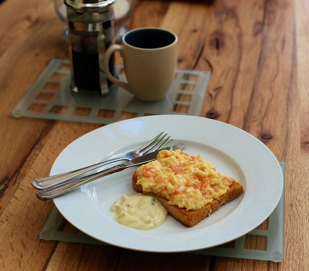 25. You love breakfast because it can be very plain and simple.