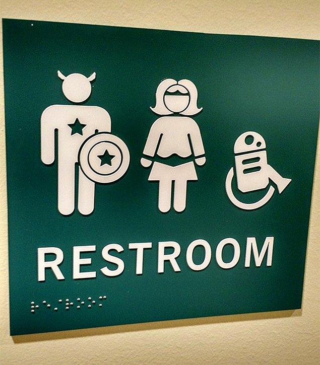 7. Kahramanların tuvaleti!