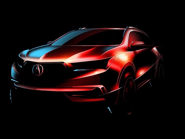 3. Acura представит новый кроссовер Acura MDX, прошедший «редизайн и повторную инженерию с существенно улучшенным внешним видом».