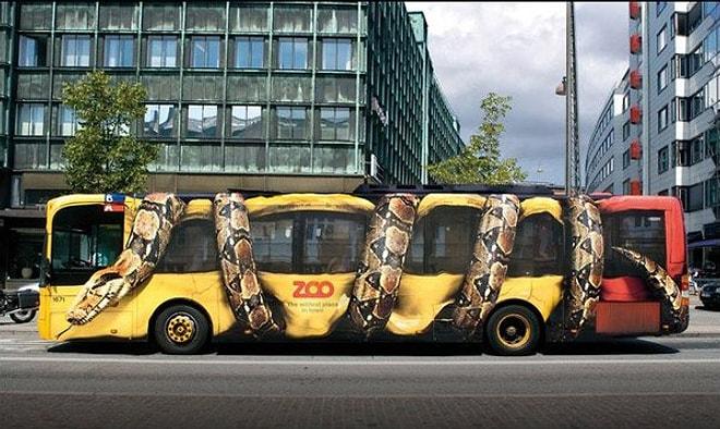 Dönüp Tekrar Bakmanıza Sebep Olacak, Yaratıcılığın Sınırlarını Zorlayan 15 Otobüs Reklamı