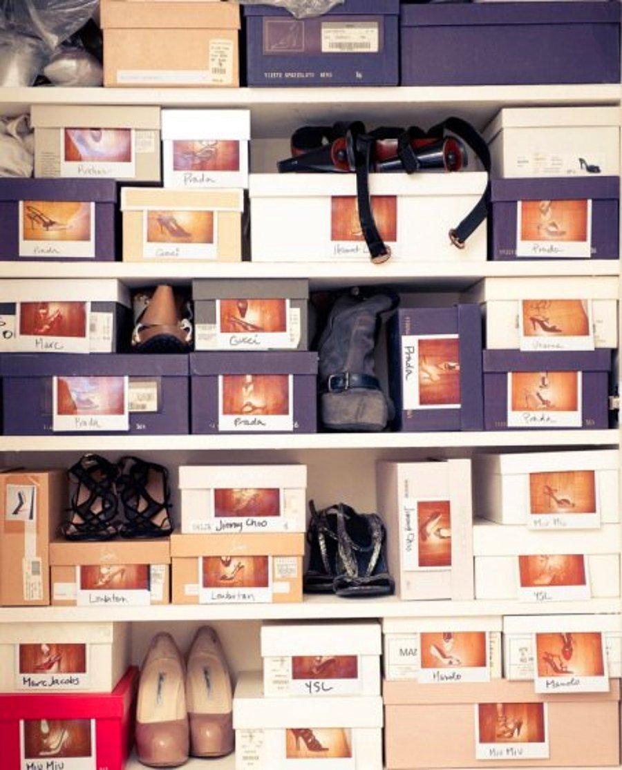 Коробки для обуви в шкаф