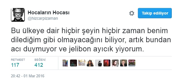 4. Tabii bir süre sonra bu konu da dalgaya alındı.