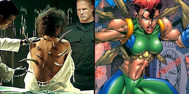 9. Weapon-X labaratuvarında bir anlığına sırtında dikenler olan karakteri görmüştük. Marrow adındaki karakter X-Force filminin bir işareti olabilir.