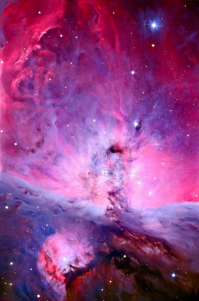4. Orion Bulutsusu'nun yüksek çözünürlükteki fotoğrafı.