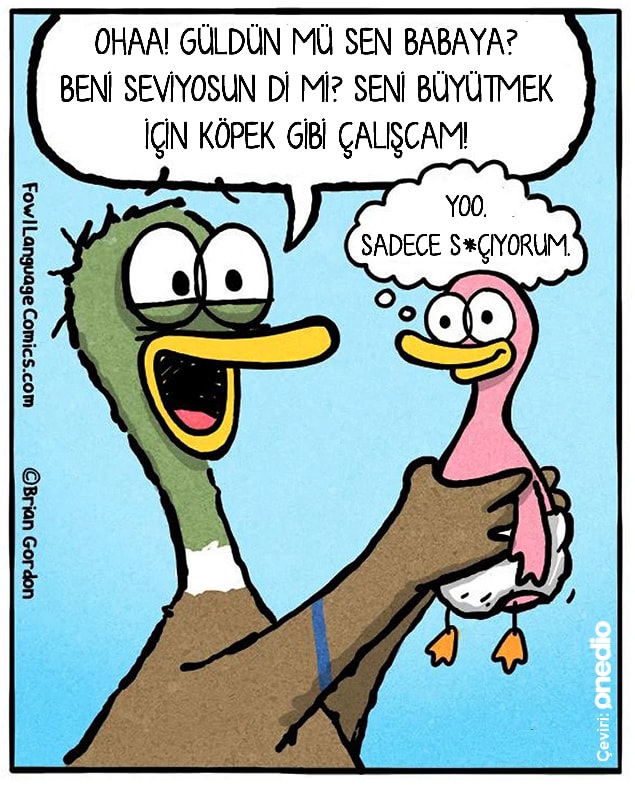 17. Ne güzel gülüyormuş benim bebişim. 💩