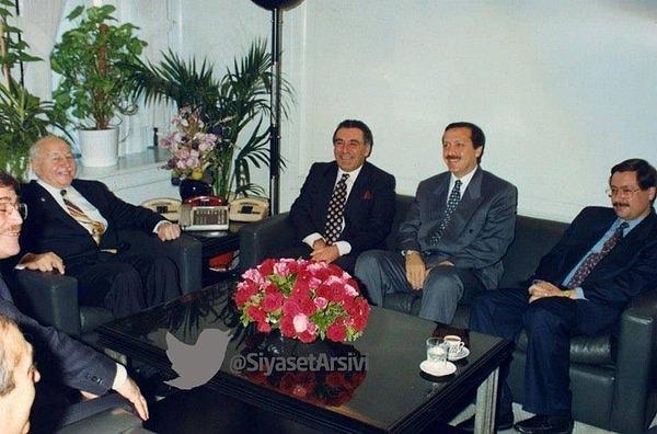 20. Necmettin Erbakan, Aydın Doğan, Recep Tayyip Erdoğan, ve Melih Gökçek