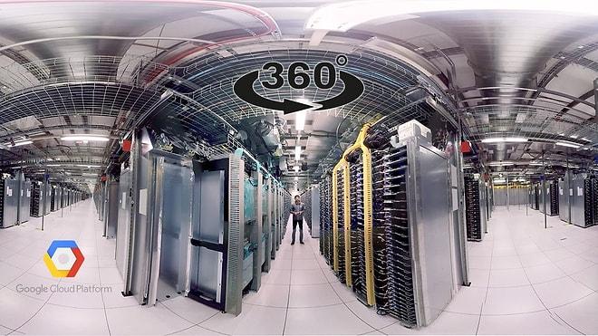 360 Derece Video ile Büyük Google Veri Merkezini Keşfedin