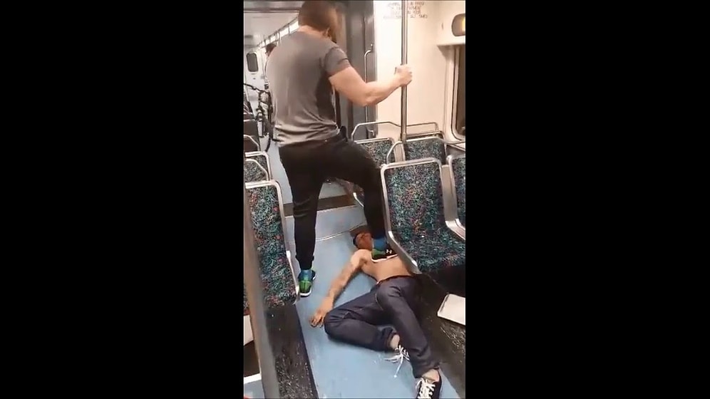 Как привести в чувство пьяного задиру в метро