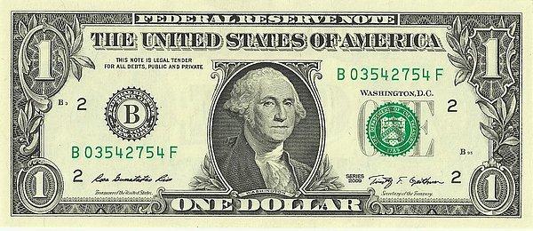 1. Amerikan Doları  / George Washington