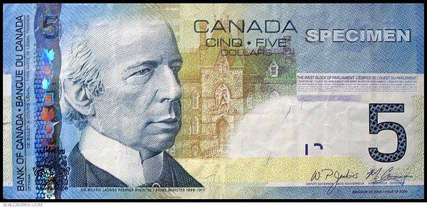 15. Kanada Doları / Wilfrid Laurier